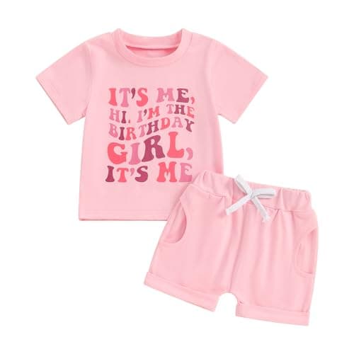 Birthday Girl Baby Outfit Princess Set