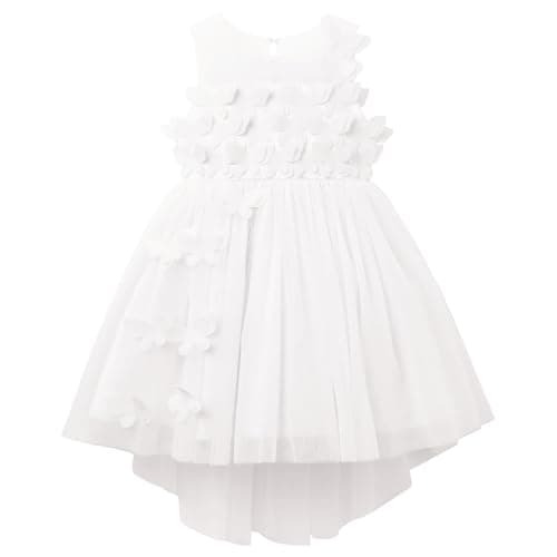 IBTOM CASTLE Butterfly Embroidery Baby Butterfly Tutu Gown