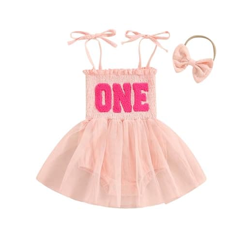 Smash Cake Dress for Baby Girl's First Birthday Party