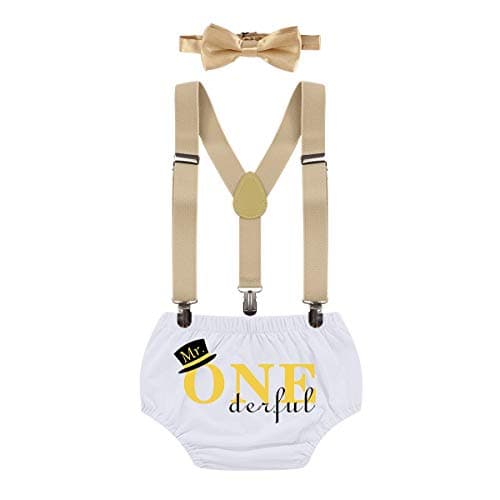 Mr. Onederful Cake Smash Outfit Boy First Birthday Set