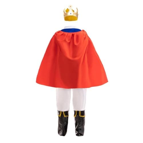 Daisy Royal Prince Charming 6 Piece Toddler Costume with Crown - Size 4T-12