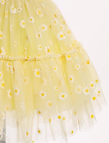 IMEKIS Girls' Confetti Stars Birthday Princess Tulle Dress for 3-10T