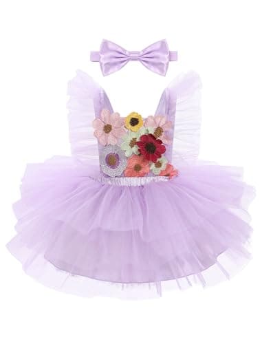 IMEKIS Toddler Girls St Patrick's Day Easter Princess Dress with Headband