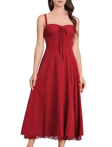 Floral Corset Dress: A Vintage Sundress for Women's Summer Parties