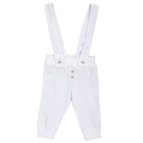 Christening Outfit for Baby Boys - Bowtie Romper with PantsSuit Set