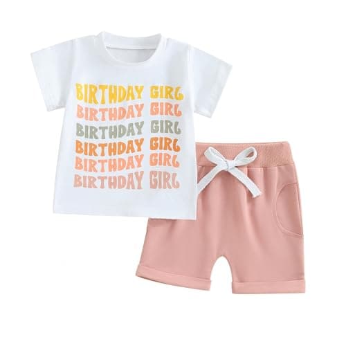 Birthday Girl Baby Outfit Princess Set