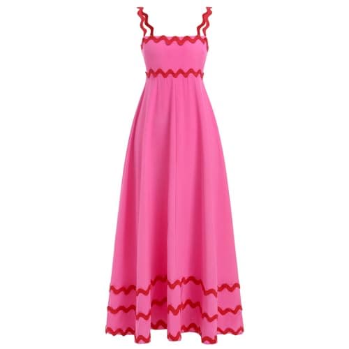Sexy Women Summer Spaghetti Strap Beach Maxi Dress