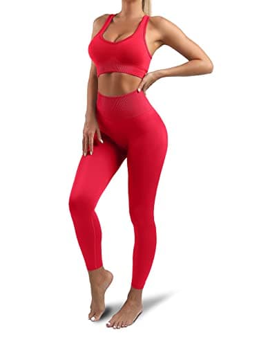 Lingdu Women's Yoga Outfits 2 piece Set