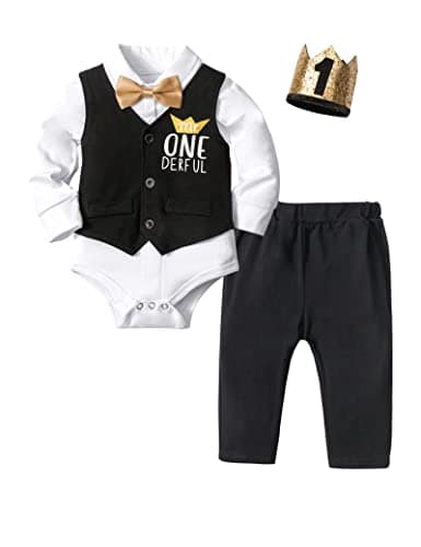 Mr One-derful Baby Boy Birthday Outfit