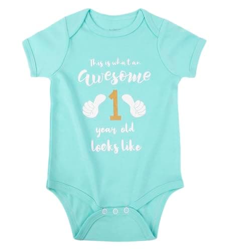 Cnins Funny Baby & Daddy Matching Outfit for 1st Birthday, Unisex 0-24M