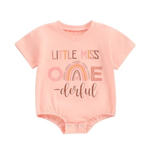 Baby Girl First Birthday Outfit Little Miss Onederful Romper