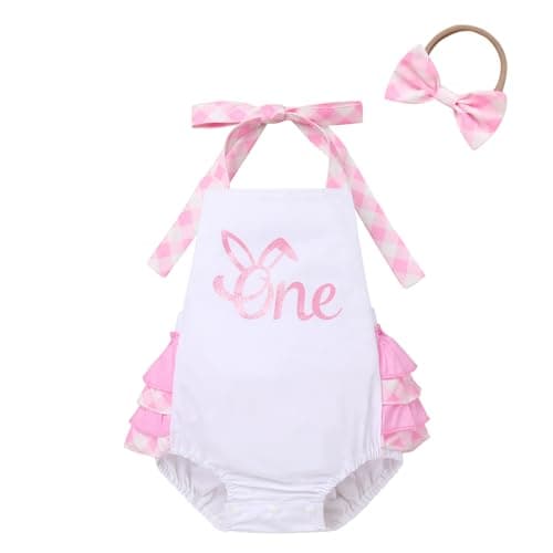 Baby Girl 1st Birthday Outfit Set