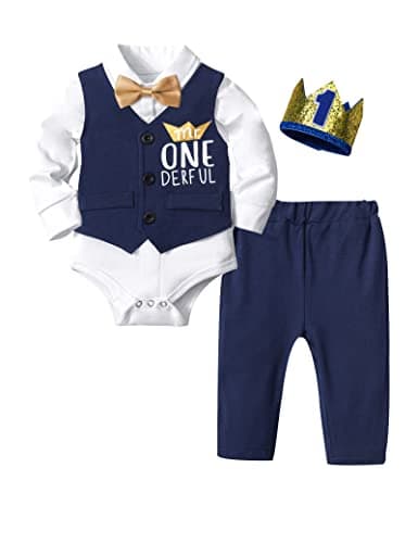 Mr One-derful Baby Boy Birthday Outfit