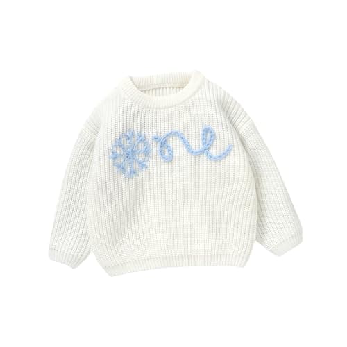 Baby's 1st Birthday Sweater Outfit for Cake Smash Photo Shoot