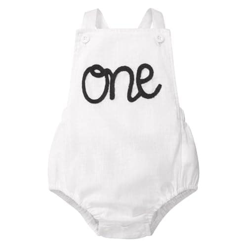 IMEKIS Baby Girls Boys Boho 1st Birthday Outfit for Cake Smash Photo Shoot
| IMEKIS Backless Overalls Romper for 1st Birthday Cake Smash Photo
| IMEKIS Boho Style Backless Overalls for Baby 1st Birthday Photo Shoot