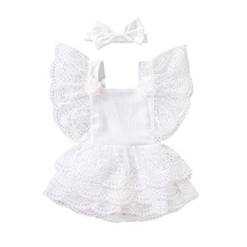 FYMNSI Baby Girl 1st Birthday Tutu Dress Floral TullePhoto Shoot Clothes