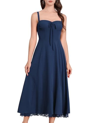 Floral Corset Dress: A Vintage Sundress for Women's Summer Parties