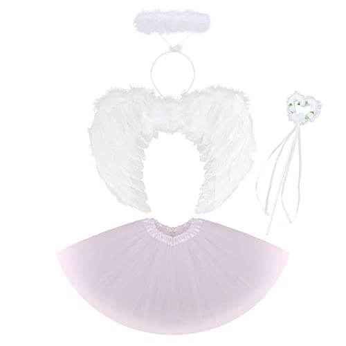 Girl's Angel and Devil Costumes for Halloween (Ages 2-12)