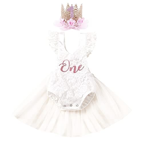 Baby Girl 1st Birthday Princess Outfit