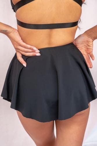 BZB Flirty Mini Skirt with Shorts for Workout & Yoga