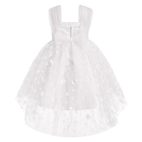 IDOPIP High-Low Tutu Dress for Girls Birthday Party Formal Wear