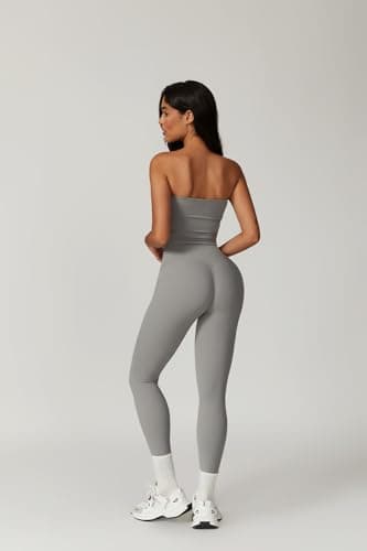 QB Workout Sets for Women: High Waist Leggings & Backless Sports Bra