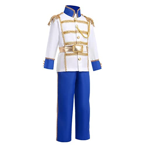 FYMNSI Boys King Prince Charming Costume - Halloween and Christmas Knight Cosplay Outfit