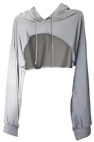 Women's Cropped Hoodie Super Crop Top