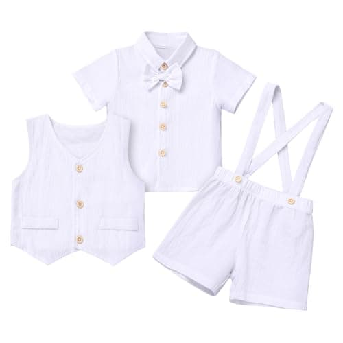 Toddler Boy Baptism Christening Outfit Wedding Suit