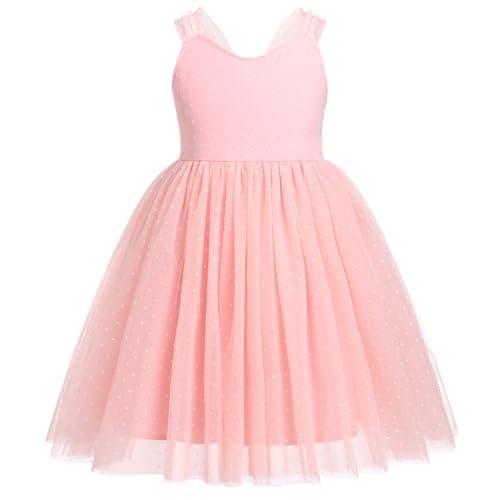 Boho Swiss Dot Dress for Toddler Girls