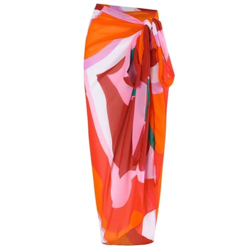 Women's 2-Piece Swimsuit Set with Cover Up - Flower Swimwear for Summer Beachwear