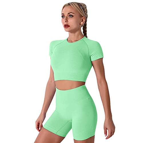 IDOPIP Women's Workout Set: Yoga Outfit + Sports Bra + Leggings