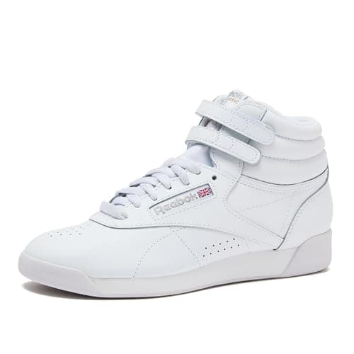 Reebok Women's Freestyle Hi Top Sneakers, Black or White, Sizes 5-12
