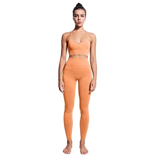 Lingdu Women's Yoga Outfits 2 piece Set