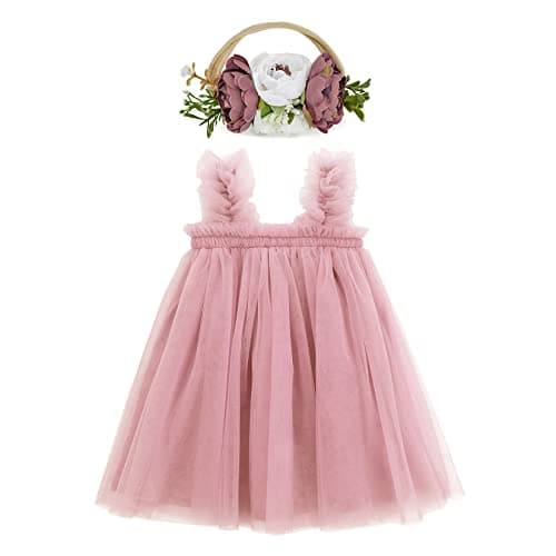 Century Star Baby Girl Easter & 1st Birthday Flower Dress