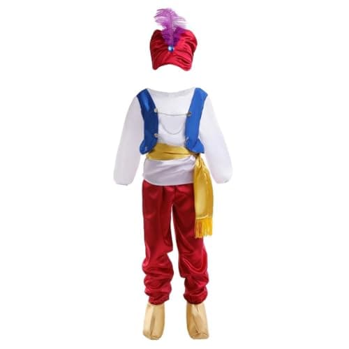 Dressy Arabian Prince Genie Costume for Toddler Boys Halloween