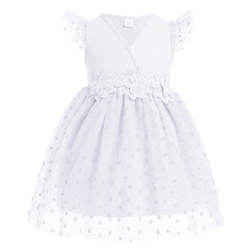 Toddler Baby Girls Birthday Dress with Headband