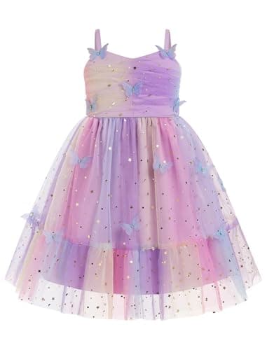 IMEKIS Toddler Birthday Princess Dress for 1-6T Photo Shoot