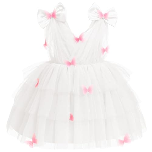 Butterfly Theme Toddler Girls Party Dress