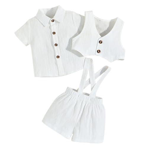 Toddler Boy Baptism Christening Outfit Wedding Suit