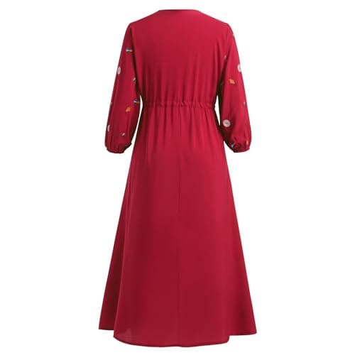 Traditional Mexican Embroidered Dress for Women