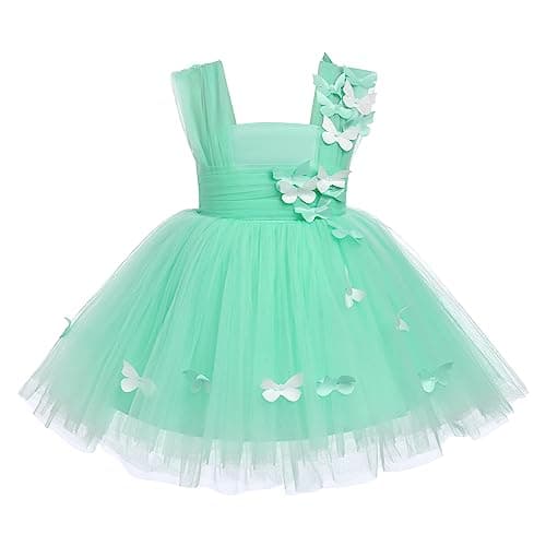 Butterfly Birthday Dress for Toddler Girls