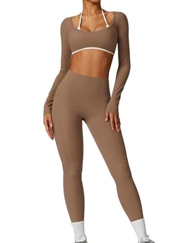 AGYMNX Women's Workout Sets: Seamless Leggings & Crop Tops