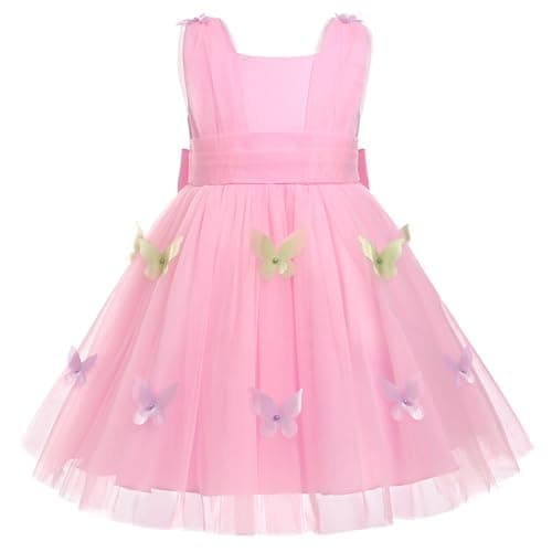 Butterfly Birthday Dress for Toddler Girls