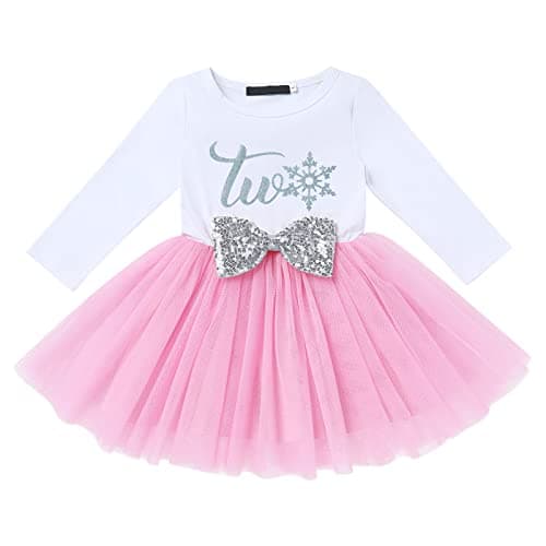 IMEKIS Baby Girl 1st 2nd 3rd Birthday Tutu Dress with Polka Dots