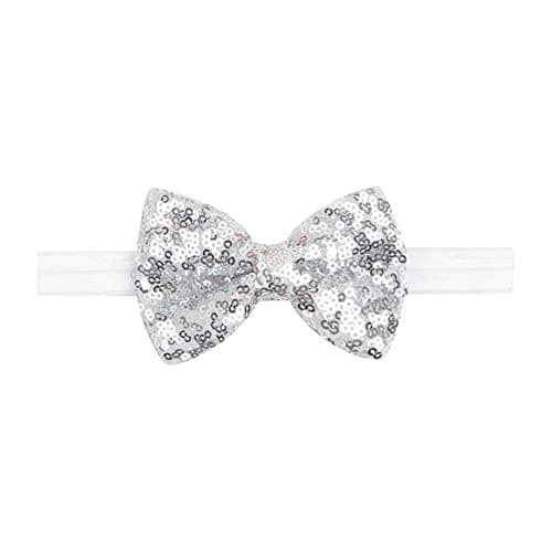IBTOM CASTLE Baby Girl Velvet Romper Bow Headband Christmas Outfit