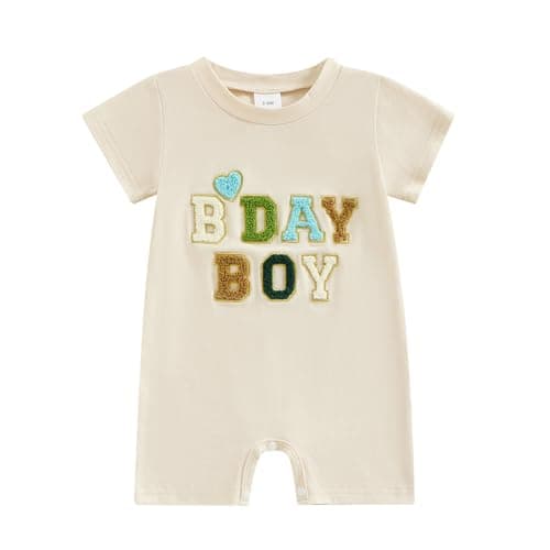 Kayotuas Baby Boy Girl Half/1st Birthday Outfit Romper