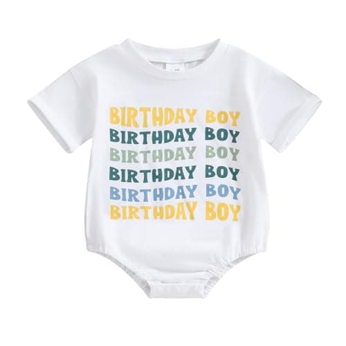 Kayotuas Baby Boy Girl Half/1st Birthday Outfit Romper