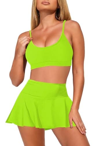 High Waisted Bikini Set for Women - Pink Queen