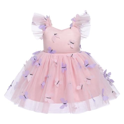 Sequin Ruffle Tulle Bowknot Sundress for Baby Girls